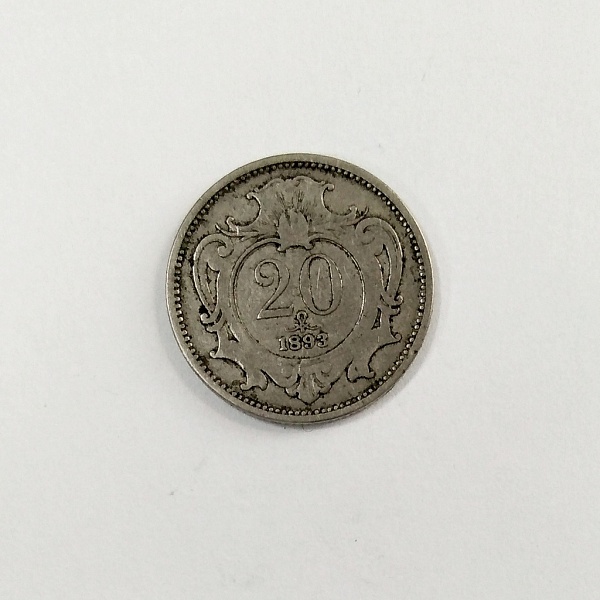 Монета «20 геллеров»