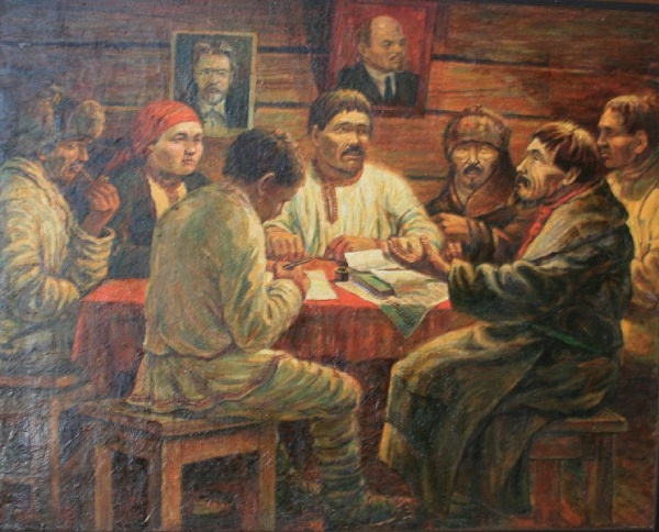 Картина «Заседание сельского совета»